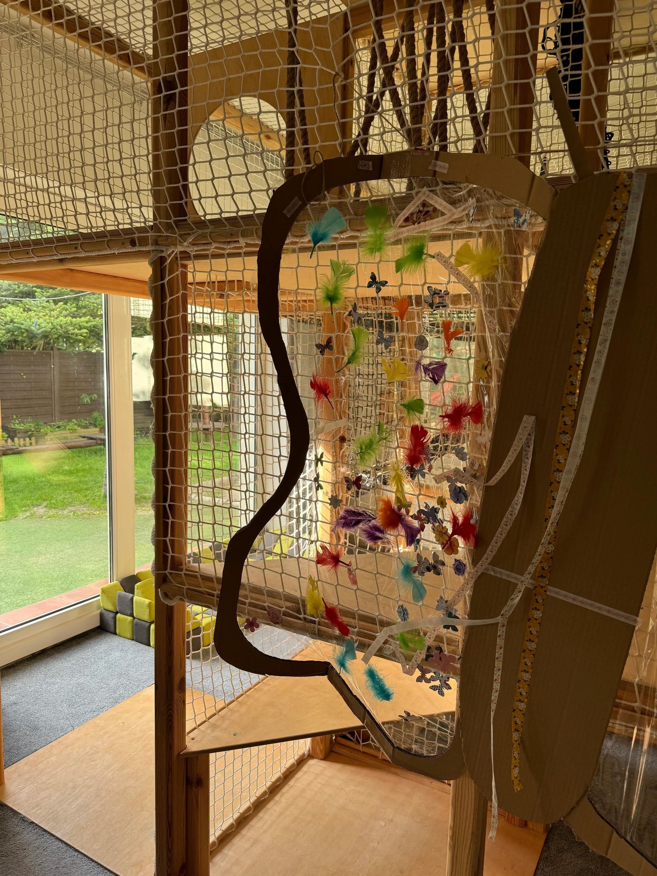 Konstrukcja do zabaw ruchowych w żłobku na Bemowie